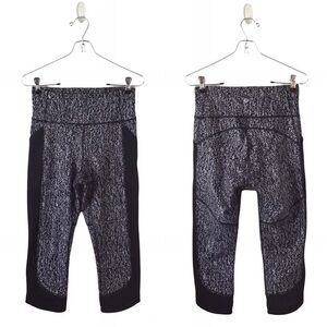 Lululemon Fit Physique Crop Luon Suited Cross Fit Leggings